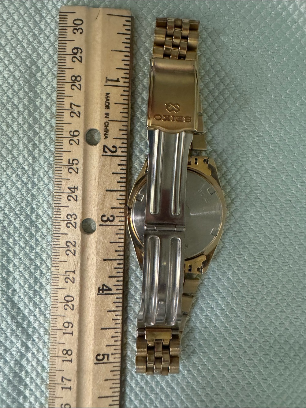 Seiko Gold-Tone Men's Day-Date Presidential Watch - Picture 6 of 14